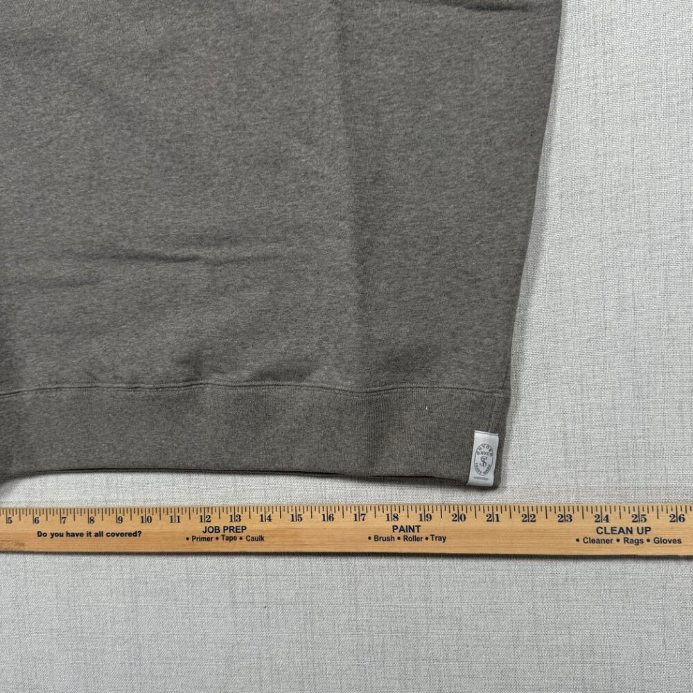 Todd Snyder Cotton Camel Fleece Sweatshirt Grey Heather Pullover Size XL NWT - Picture 6 of 11